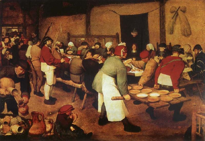 Pieter Bruegel Farmer wedding china oil painting image